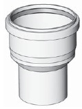 Odkouření kondenzační Brilon 52105601 - centrická přechodka koaxiální DN100/60 na DN125/80